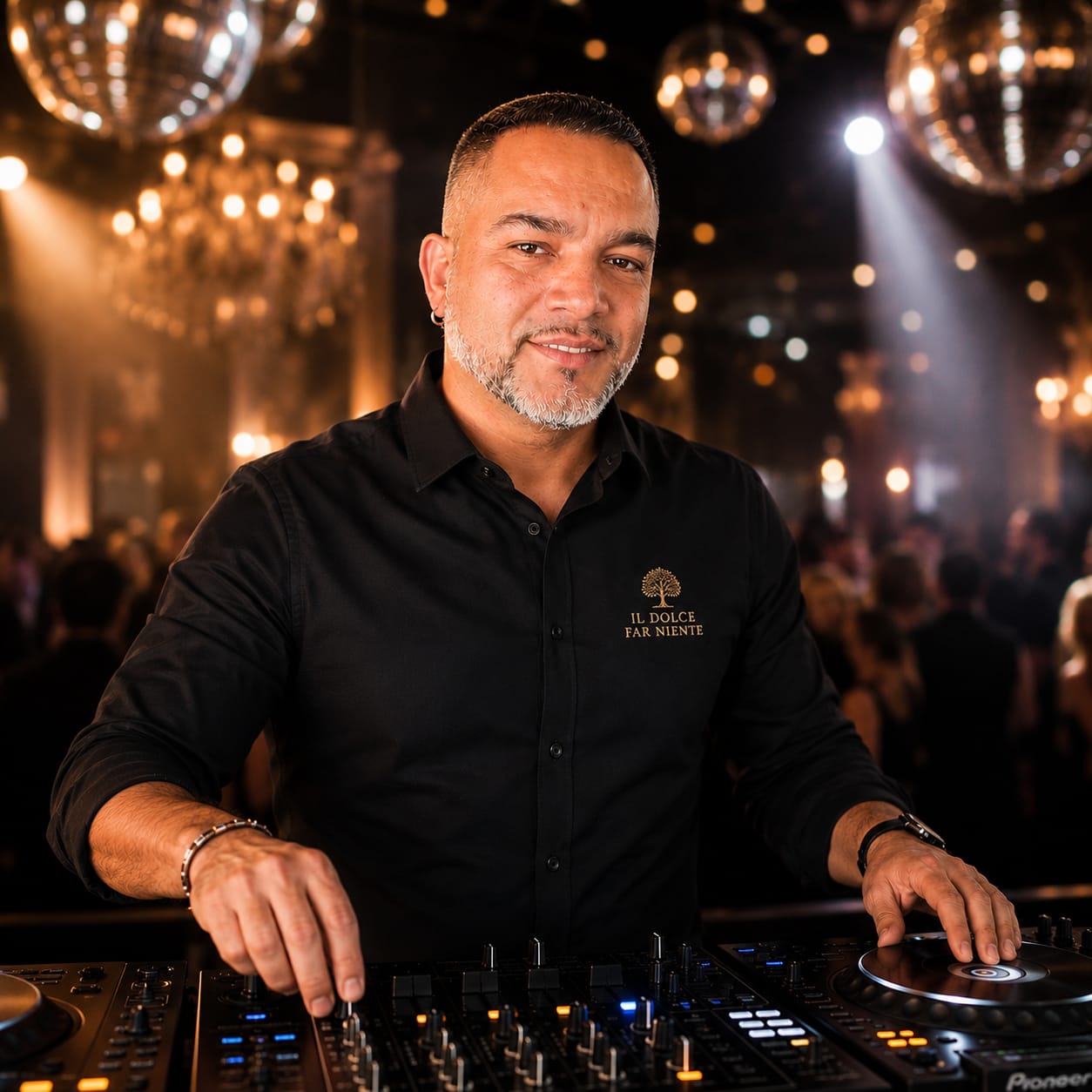 Retrato de Luis, DJ y experiencias musicales de Il Dolce Far Niente