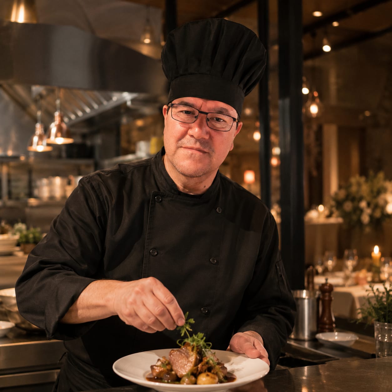 Retrato de Don Luis, chef de Il Dolce Far Niente